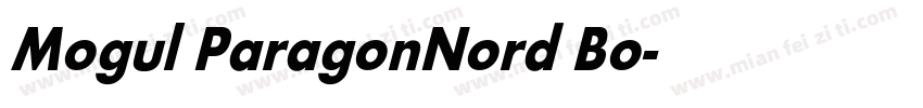 Mogul ParagonNord Bo字体转换